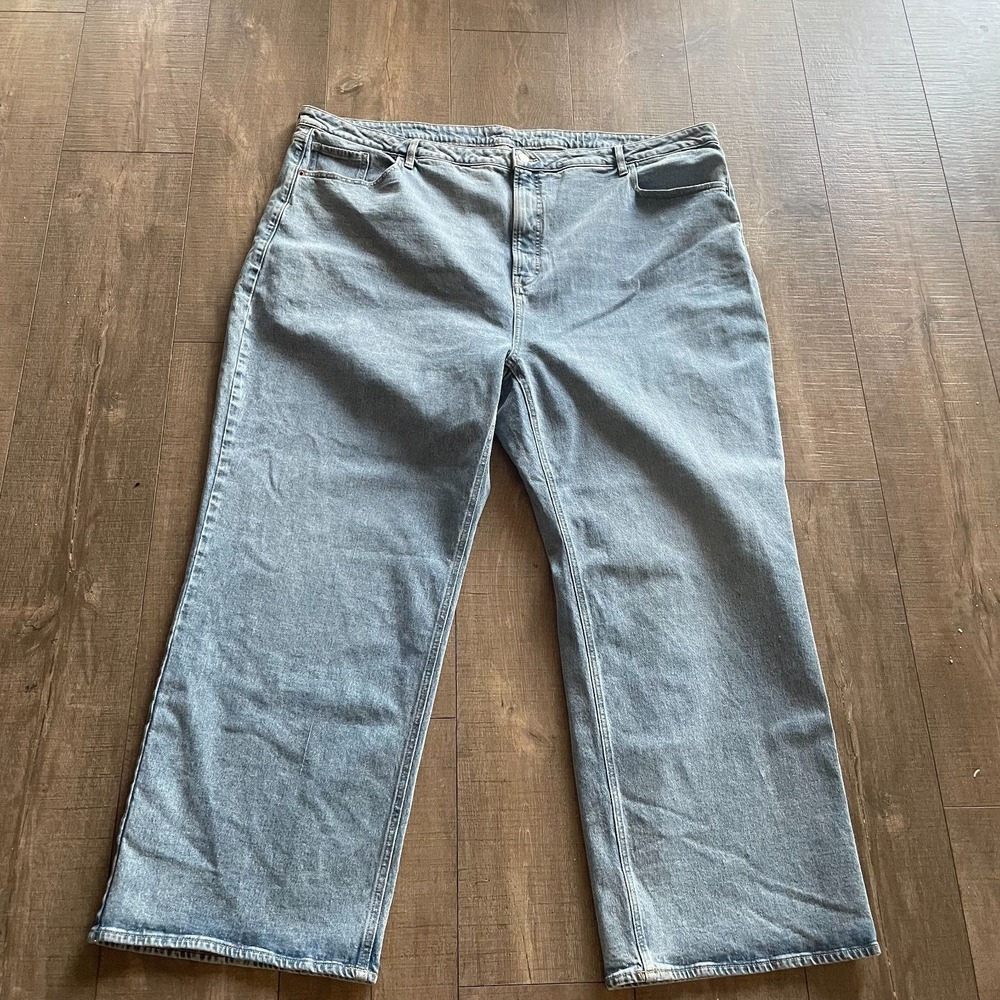 NWOT Old Navy Extra‎ High-Rise Wide Leg Jeans Denim Women ALLYSUM 28 Y2K Relaxed